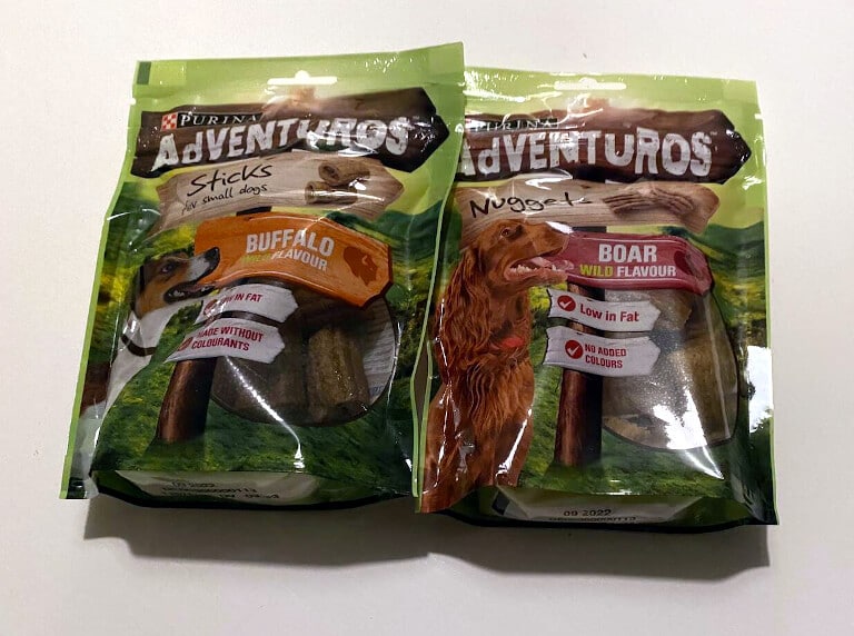 Purina Adventuros Mini Sticks Buffalo och Nuggets Boar