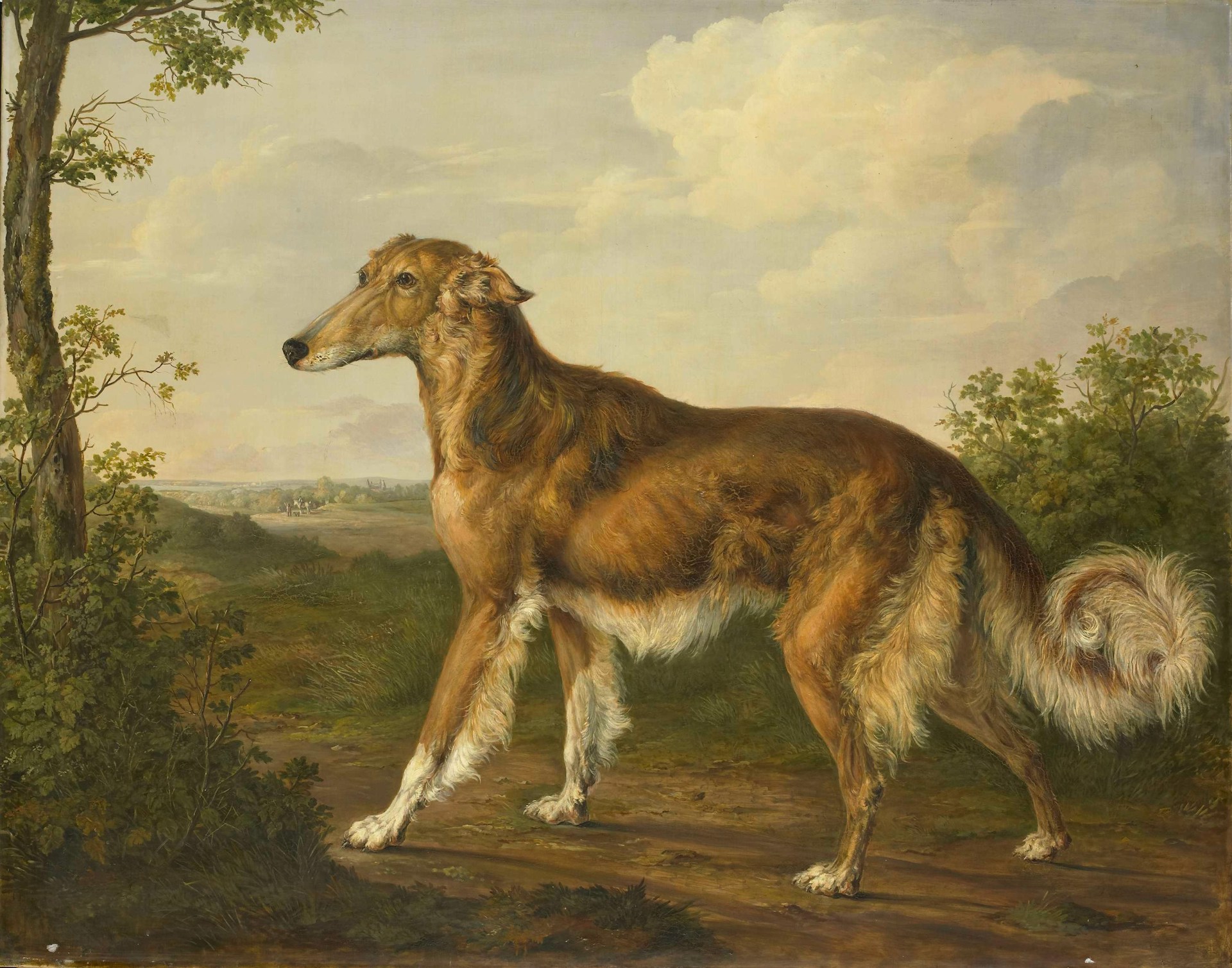 Hund konstverk